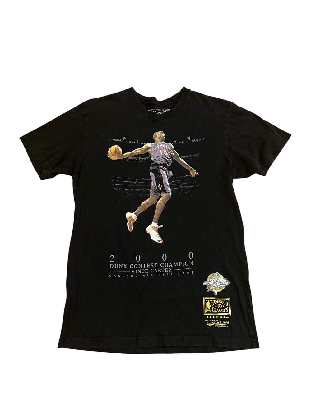 Vintage Y2K Vince Carter NBA Dunk Contest Champion Toronto Raptors Size Medium